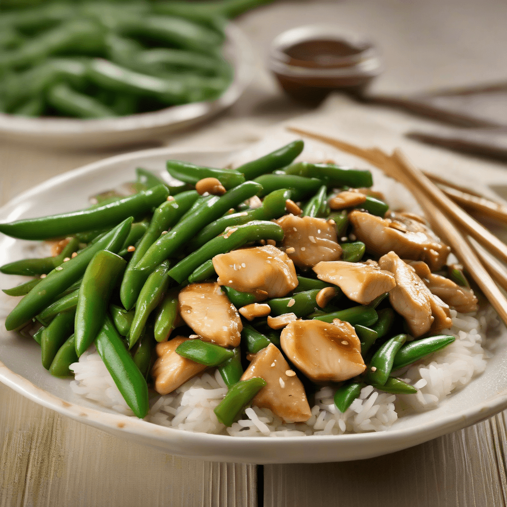 Garlic Chicken & Green Beans Stir-fry