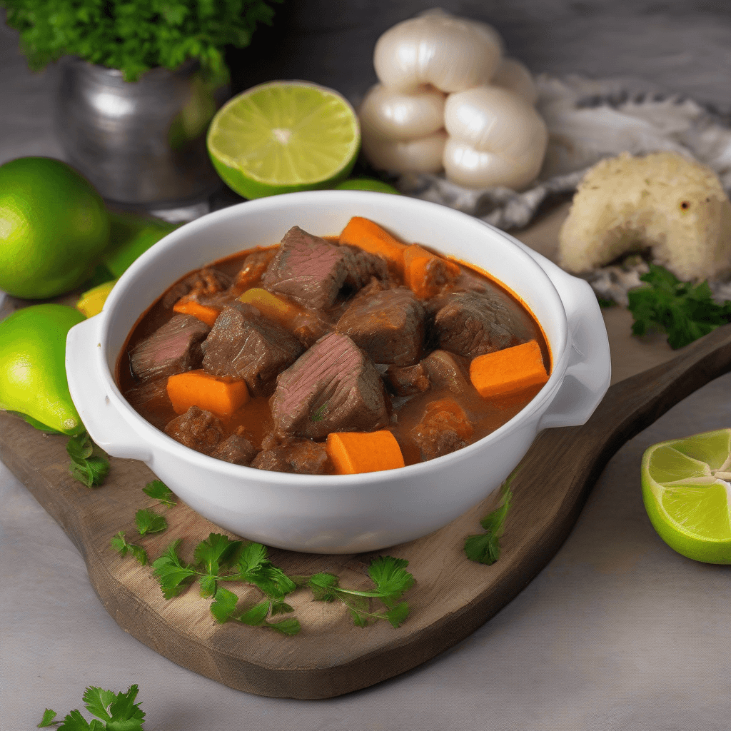 Haitian Bòf Ak Kawòt (Beef & Carrot Stew)