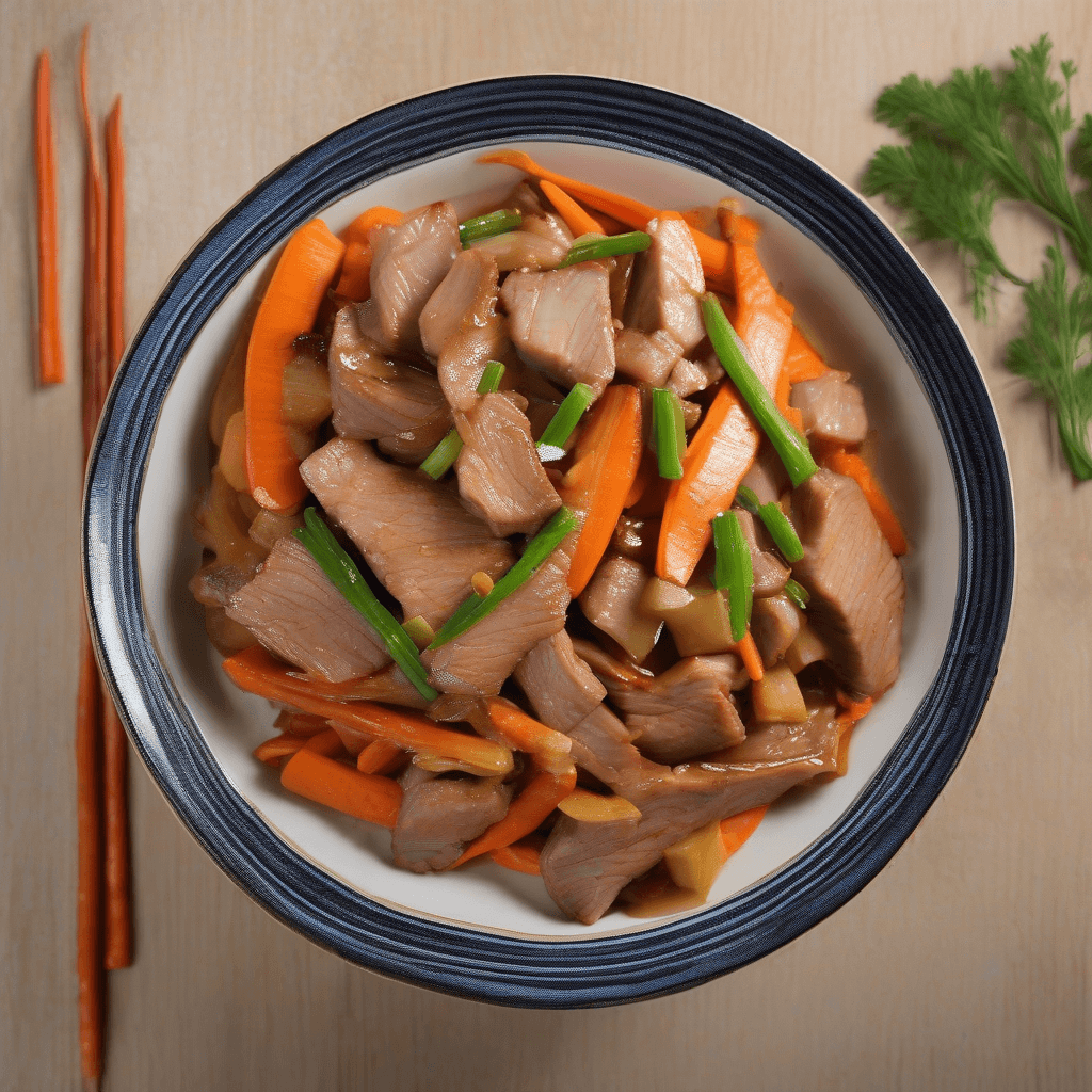 Savory Pork & Carrot Stir-fry