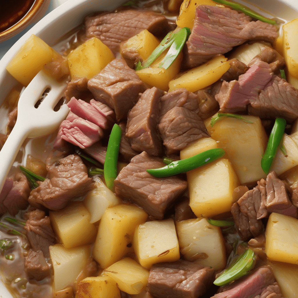 Lean Beef & Potato Stir-fry