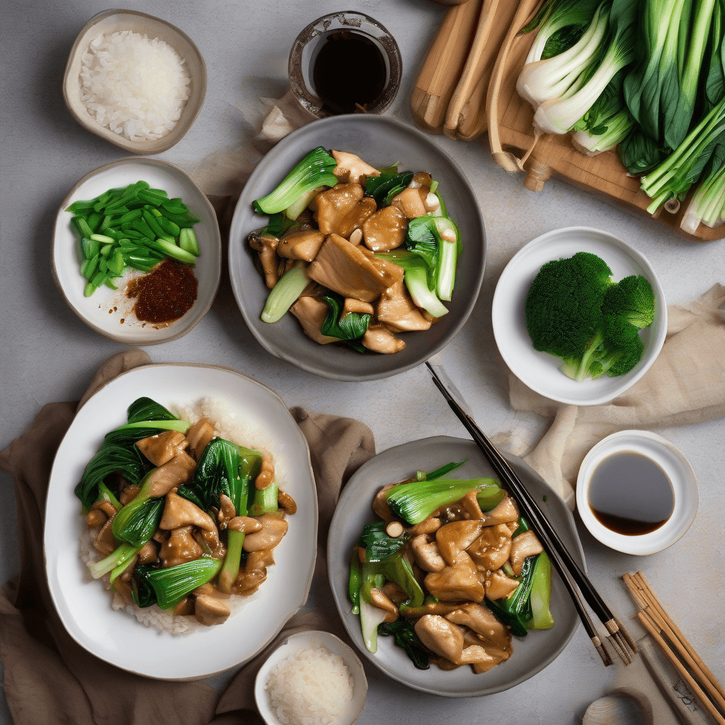 Ginger Garlic Chicken & Bok Choy Stir-fry
