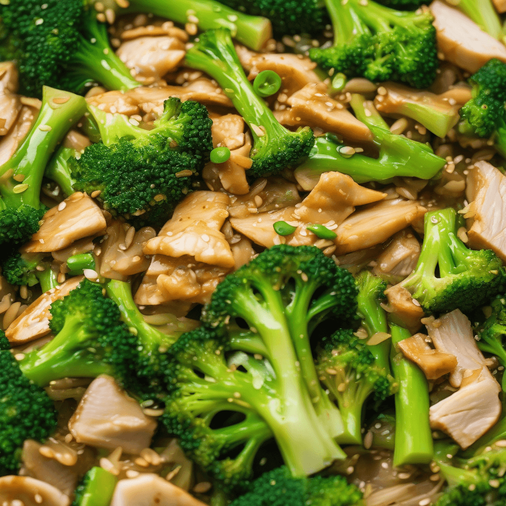 Healthy Chicken Broccoli Stir-fry