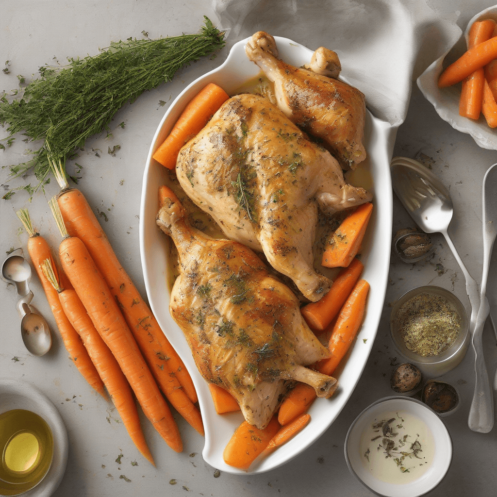 Lemony Greek Chicken & Carrots