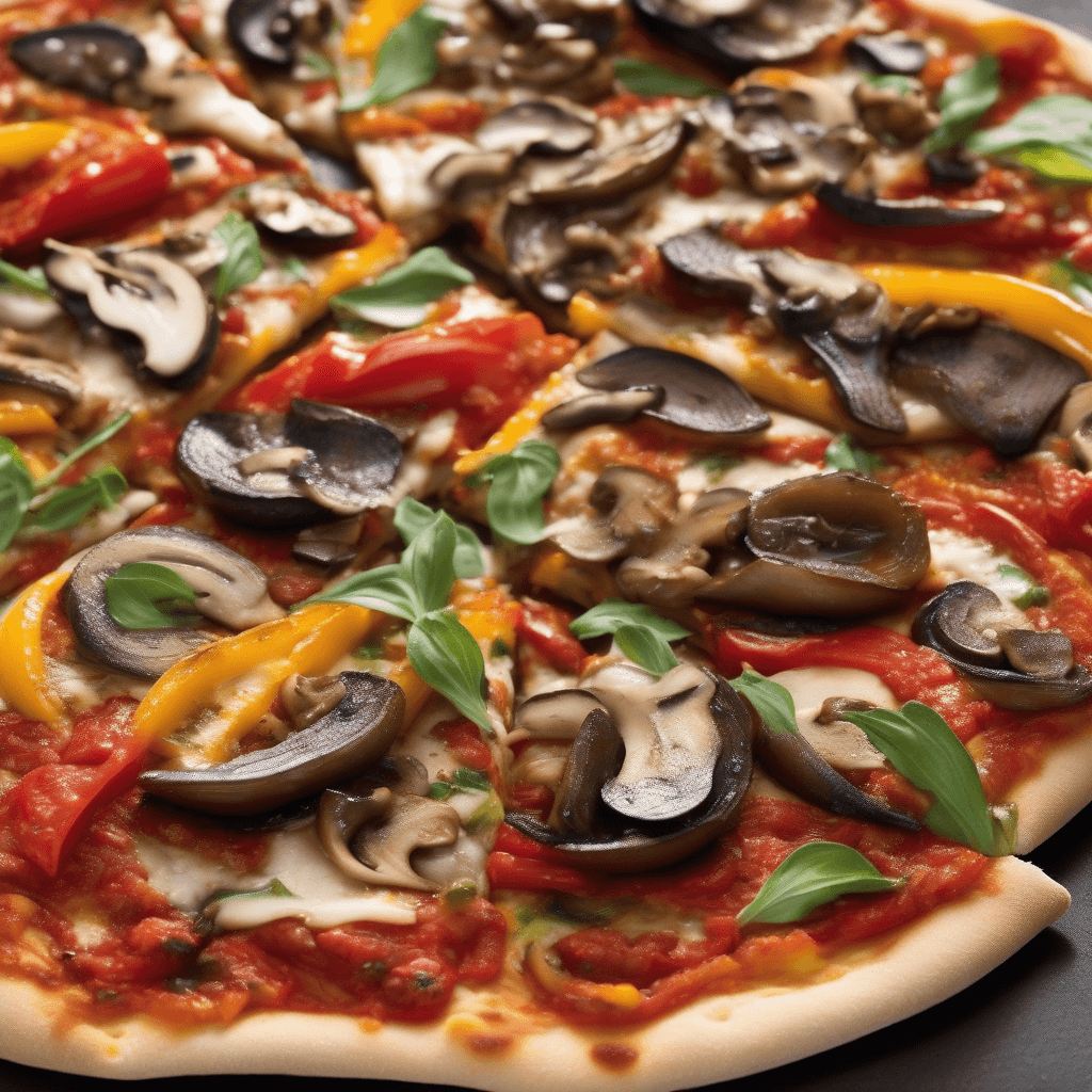 Rustic Mediterranean Veggie Pizza